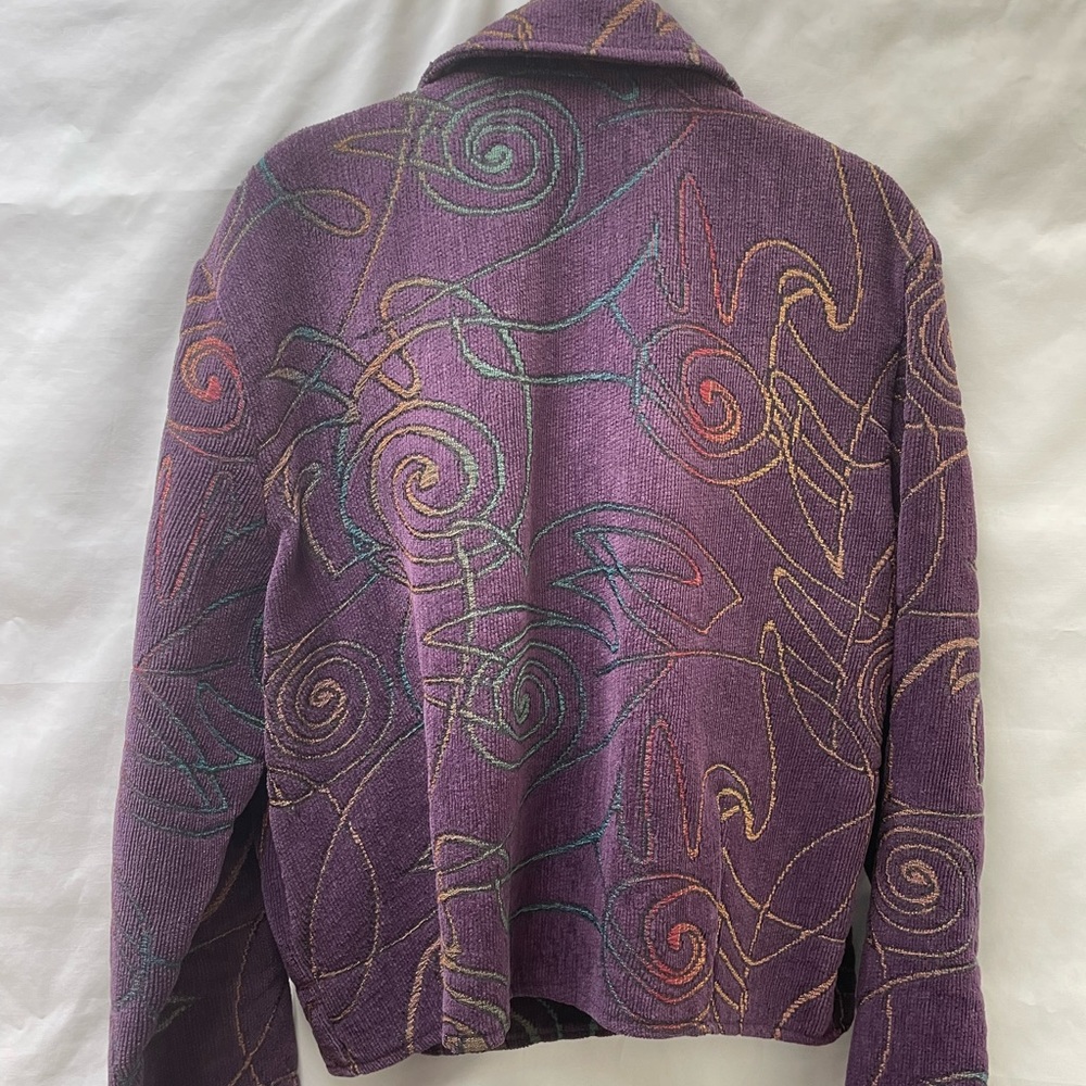 VINTAGE Silverado Crop Jacket /Brass Button /USA Made - Picture 2 of 6